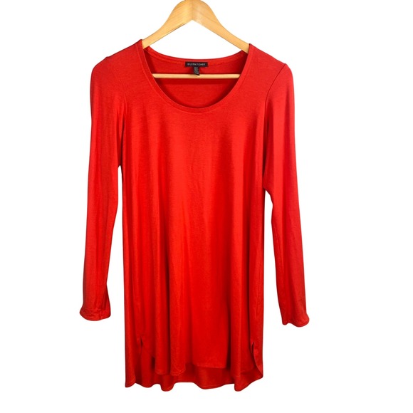 Eileen Fisher Tops - Eileen Fisher Tunic Top Size XS Viscose Lycra Quiet Luxury Minimalist Capsule